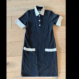 CHANEL Mini Dress -  Blue and White - Tennis  - Size 34 FR/ 2 USA